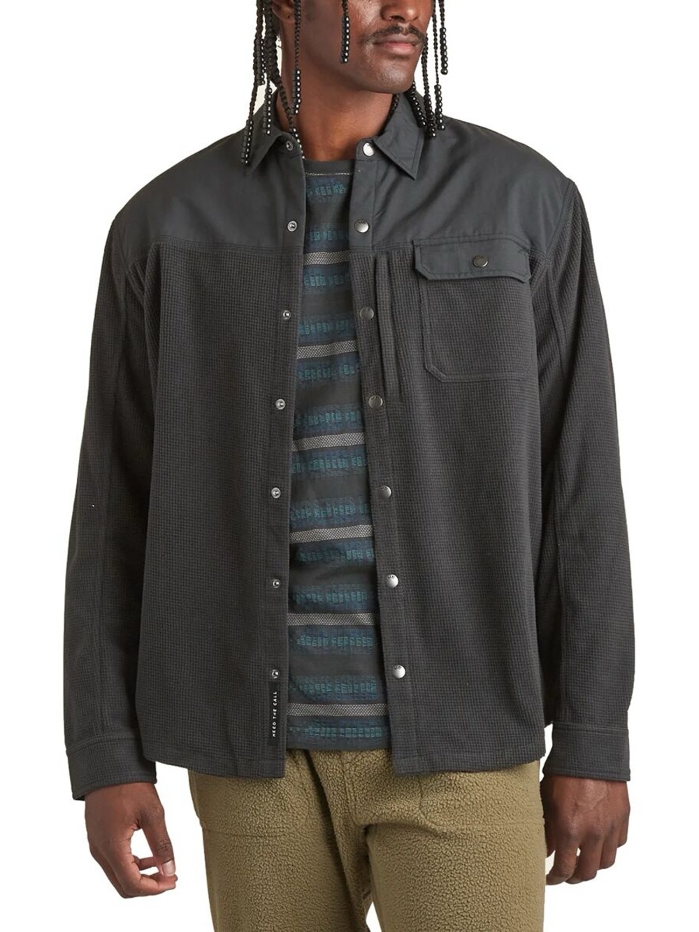 Howler Bros Vapors Polarfleece Shirt Jacket - Men's Size Large - Picture 2 of 10